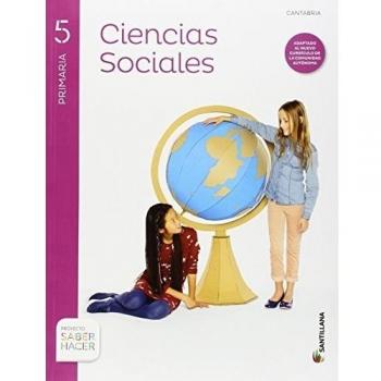 CIENCIAS SOCIALES + ATLAS CANTABRIA 5 PRIMARIA SANTILLANA - 9788468023861