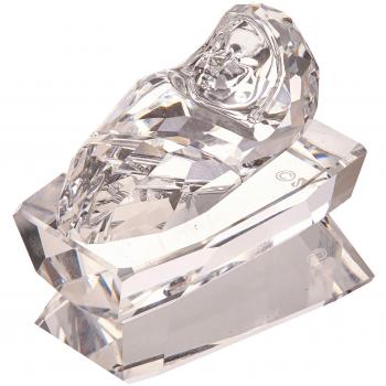 Swarovski – Belén navideño Niño Jesús, Cristal, Transparente, 2.8 x 1.9 x 3 cm,
