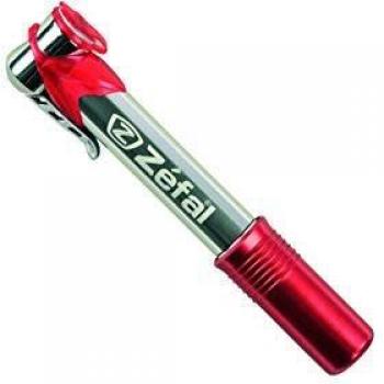 ZEFAL Mini hinchador Air Profil Micro Aluminio Plata/Rojo, Unisex