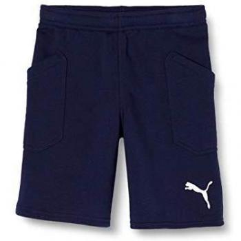 Puma Liga Casuals Shorts Jr Pantalón, Niños, Azul