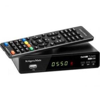 Receptor TDT Kruger & Matz KM0550A DVB-T2 Tuner Full HD USB