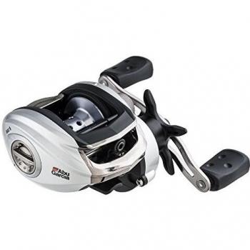 Abu Garcia Silver Max 3 - Carrete para zurdos, negro/plata, 26