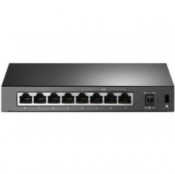 TP-Link TL-SF1008P 8-Port 10/100M PoE Switch, 4 PoE Ports, Steel Case, Gray