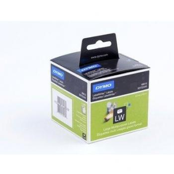 DYMO® LabelWriter - Etiquetas permanentes para disquetas, papel, 54 x 70 mm, 320 unidades, color blanco