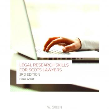Legal Research Skills for Scots Lawyers