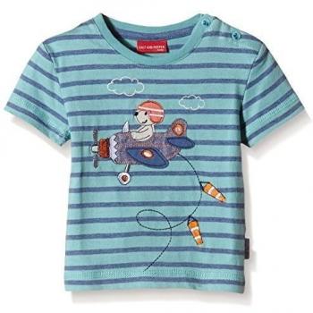 SALT AND PEPPER B T-Shirt Rumble stripe-Camiseta Bebé-Niñas    Grün