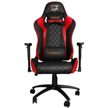 Silla Gaming Ergonómica Xigmatek Hairpin, Giratoria, Reclinable 90-180 Grados, con Reposacabezas y Cojín Lumbar, Reposabrazos Ajustables en Altura,