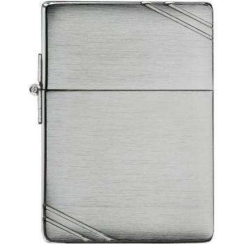 ZIPPO 1935 Windproof Lighter Replica w/Slashes, Brushed Chrome