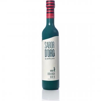 SABOR D'ORO by Pedro Yera Verde - Aceite de Oliva Virgen Extra, Botella de 500ml