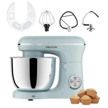 Batidora Amasadora PRIXTON KR250 1500W 10 Velocidades Bol Acero Inoxidable 5L Azul