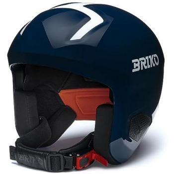 Briko Casco Vulcano 2.0 Azul, Cascos Esquí alpino, Adultos Unisex, Shiny DOWNRIVER Blue-White, S