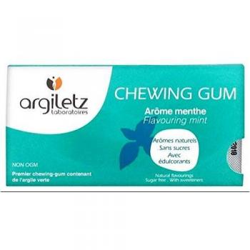 Chicle Dental de Menta y Arcilla Verde - 12 Piezas - Argiletz