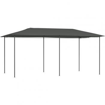 Cenador gris antracita 2,98x5,3x2,59 m 160 g/m²