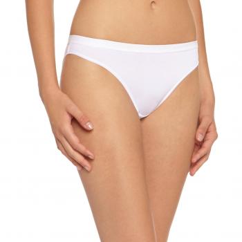 Dim Cotton Plus algodón orgánico Braguita, Mujer, 2, Blanco