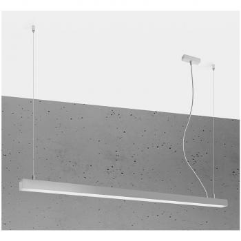 Plafón LED integrado Pinne Acero Blanco 1 bombilla 12,5cm