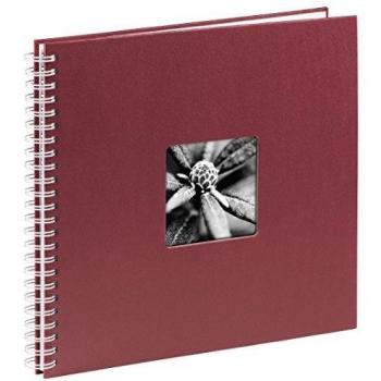 Hama Fine Art Cartón, Papel Burdeos álbum de foto y protector - Álbum de fotografía