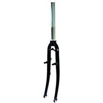 Horquilla XLC A-Head 28 BF-A02 blanca, diámetro de 28 mm, longitud de dirección de 275 mm