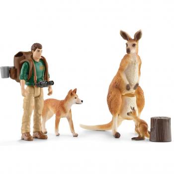 Set de juguetes Schleich Outback Adventures - Juguete de plástico, incluye figuras y accesorios temáticos del outback australiano, diseñado para estimular la imaginación y el juego creativo, apto para niños a partir de 3 años
