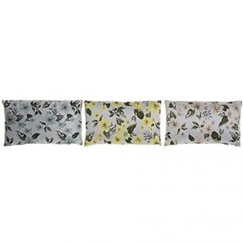 Cojín DKD Home Decor Jacquard Poliéster Flor