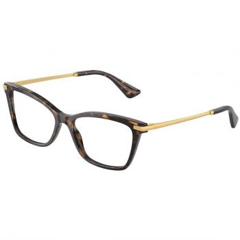 Dolce & Gabbana DG3393 502 Women’s Eyeglasses Tortoiseshell Size 54 - Blue Light Block Available