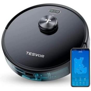 Tesvor S4 Robot Aspirador con Navegación Láser Gris Espacial
