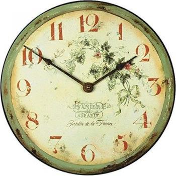 Roger Lascelles French Kitchen Wall Clock Vintage Wine Design