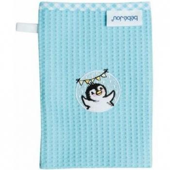 Bebe-Jou 301135 Guantes Bath pingüino turquesa