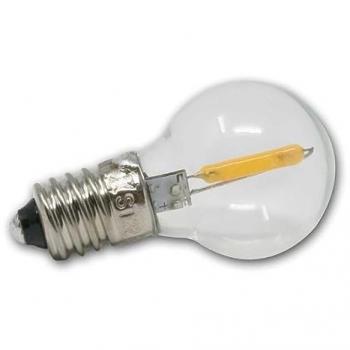 Bombilla LED E10 0,5W Transparente 23-55VAC/DC - Pack de 3