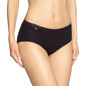 Sloggi Basic+ Midi 6 unidades, Negro , 46