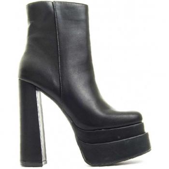 Botín Cómodo de Tacón para Mujer Montevita Botilan21 Negro Talla 37