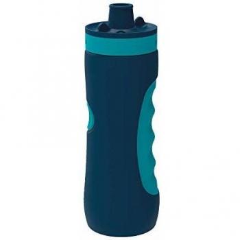 Quokka Sweat - Azurite 680 ML | Botella de Agua Deportiva Reutilizable de LDPE sin BPA | Bidón con Cierre de Seguridad para Gimnasio, Bicicleta - Ligera y Flexible