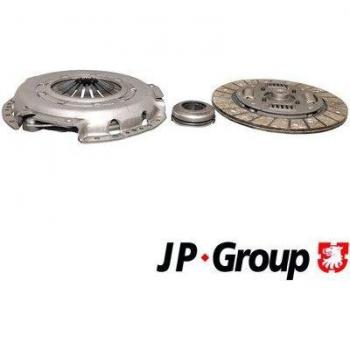 Kit de embrague JP GROUP 3330401510 con disco de embrague, plato de presión y rodamiento de liberación, diseñado para vehículos específicos, fabricado con materiales de alta calidad para un rendimiento óptimo y durabilidad