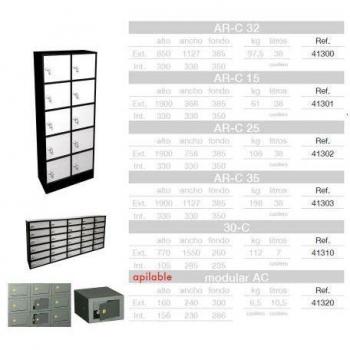Armario Casillero de Seguridad Personalizable Modular Wiha 41320
