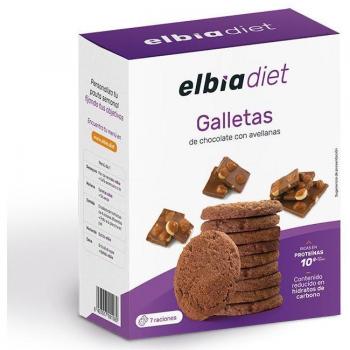 Ellebia Diet Galletas de Chocolate con Avellanas 7 Raciones Dieta Proteica