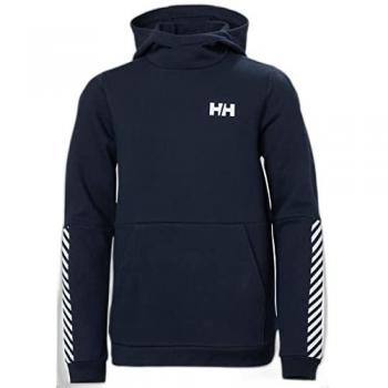 Helly Hansen Sudadera Con Capucha Active Junior Unisex, Azul Marino, Talla 8
