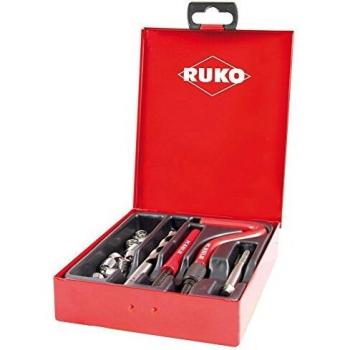 Ruko 244204 Juego reparación de roscas ProCoil M 8, Negro