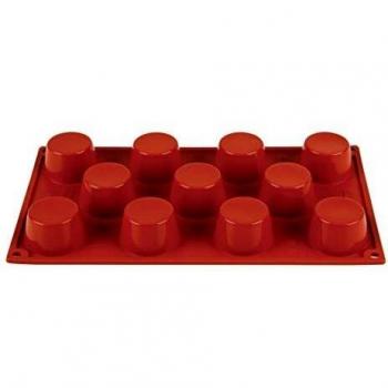 Molde de Silicona Pavoni Formaflex para 11 Mini Muffins, Antiadherente y Apto para Horno, Congelador y Lavavajillas