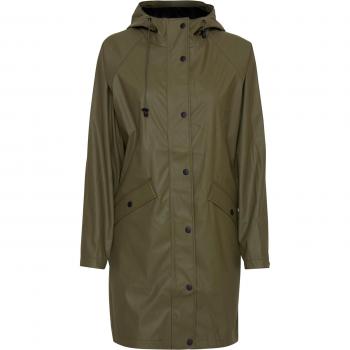 Chaqueta impermeable mujer Ichi Ihtazi Ja con capucha y bolsillos