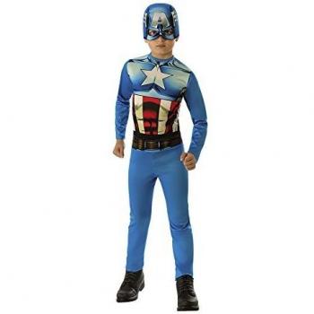 Avengers - Disfraz de Capitán América para niño, talla infantil 3-4 años