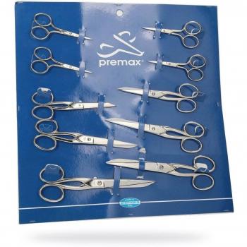 Consorzio Premax 10933 - Carpeta expositora con 10 tijeras, gris