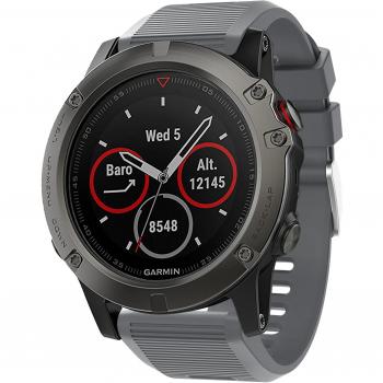 SUPORE Correa para Garmin Fenix 5X, Suave Silicona Banda de Reemplazo para Garmin Fenix 5X Sapphire Multisport 51mm GPS Watch/Fenix 3/ Fenix 5X Plus Smart Watch Pulsera