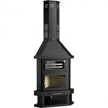 Chimenea de Leña Rincón con Horno Modelo C-300-RH 11 kW