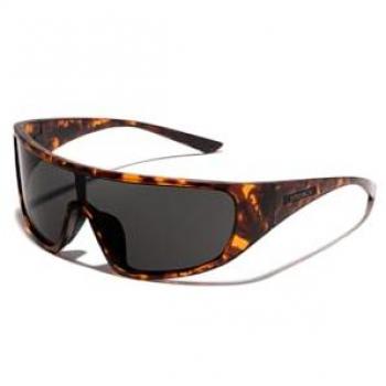 Gafas de sol unisex D.Franklin Nell Matt Brown Carey - Estilo rectangular futurista, cristales polarizados y protección UV