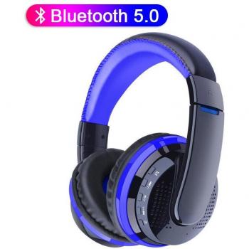Auriculares Inalámbricos MX666, Estéreo de Graves, Bluetooth, Soporte para MicroSD y Tarjeta TF, Micrófono para Videojuegos