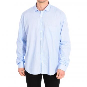 Camisa manga larga Slim y cuello de solapa MILLERAIES3 para hombre