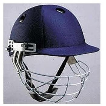 Lectores de críquet casco y Faceguard, Azul marino