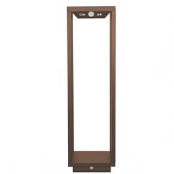 Lámpara de Pie Solar LED Inalámbrica con Sensor de Movimiento, 2,2W, IP54, Altura 50 cm, Color Corten