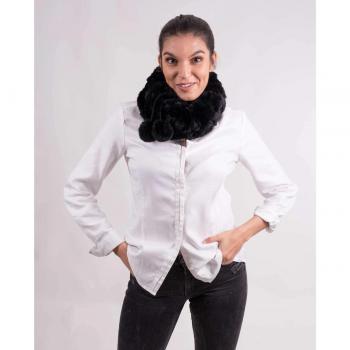 Cuello Gorro Rex Sofisticado y Acogedor en Pelo Natural de Alta Calidad