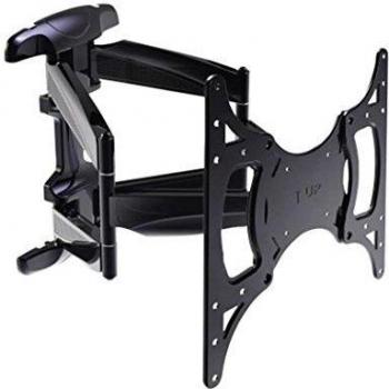 Soporte de pared TechniMount Flex para pantallas planas (LCD, LED, Plasma) hasta 55 pulgadas (45 kg), con ajuste de inclinación - Negro