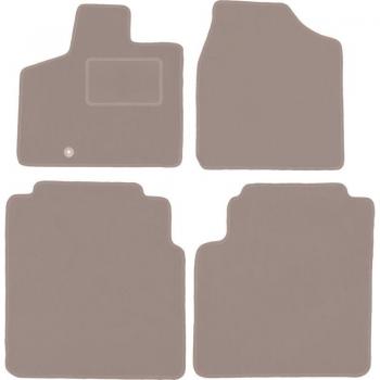 Alfombrillas de Terciopelo Beige OEM para Volkswagen Routan Monovolumen (2008-2016)